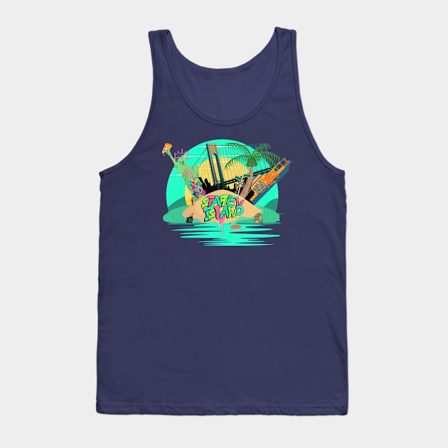 Staten Island is a Wonderland Tank Top by Paulio cheeze